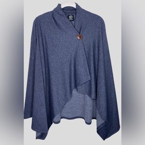 Navy Blue Bobeau One Button Top - Size Medium